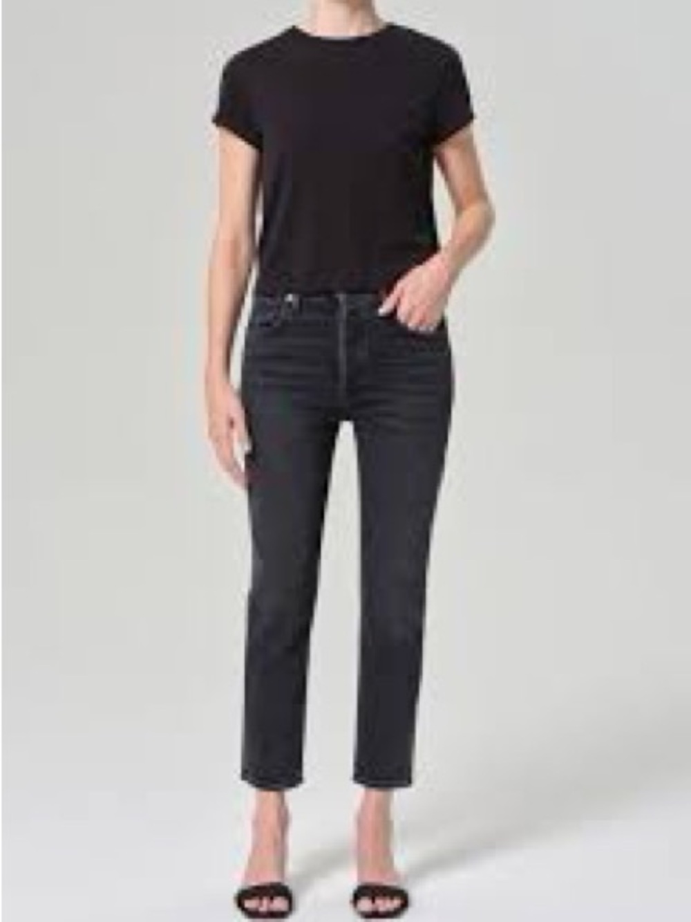 Agolde Riley Crop Jean Panoramic Black (24)